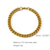 Wholesale Jewelry Geometric Stainless Steel Electroplating Round Grinding Unisex Bracelet