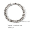 Wholesale Jewelry Geometric Stainless Steel Electroplating Round Grinding Unisex Bracelet