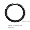 Wholesale Jewelry Geometric Stainless Steel Electroplating Round Grinding Unisex Bracelet