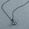 Wholesale Jewelry Geometric Stainless Steel Football World Cup Pendant Dripping Oil Ochain Necklace Unisex