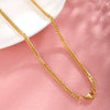Wholesale Jewelry Geometric 316 Stainless Steel Gold Plated Square Chain Necklace For Men And Women