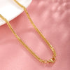 Wholesale Jewelry Geometric 316 Stainless Steel Gold Plated Square Chain Necklace For Men And Women
