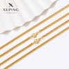 Wholesale Jewelry Geometric 316 Stainless Steel Gold Plated Square Chain Necklace For Men And Women