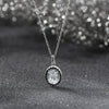 Wholesale Jewelry Geometric 925 Sterling Silver Electroplated Pendant Necklace For Women