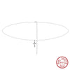 Wholesale Jewelry Geometric 925 Sterling Silver Electroplated Thin Chain Body Chain
