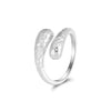 Wholesale Jewelry Geometric Sterling Silver 925 14K Goldplated Asymmetrical Hoop Earrings Necklace Wavy Round Ring