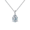 Wholesale Jewelry Geometric Sterling Silver 925 Moissanite Electroplated Necklace And Earrings For Women
