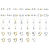 Wholesale Jewelry Geometric Sterling Silver 925 Moissanite Electroplated Necklace And Earrings For Women