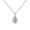 Wholesale Jewelry Geometric Sterling Silver 925 Moissanite Electroplated Necklace And Earrings For Women