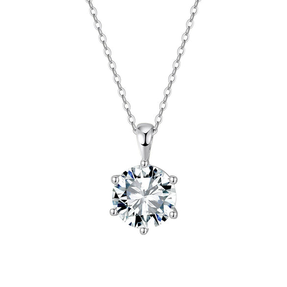 Wholesale Jewelry Geometric Sterling Silver 925 Moissanite Electroplated Necklace And Earrings For Women