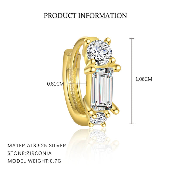 Wholesale Jewelry Geometric 925 Sterling Silver Necklace Bracelet Earrings Ring For Women With Zirconia Design