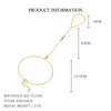Wholesale Jewelry Geometric 925 Sterling Silver Necklace Bracelet Earrings Ring For Women With Zirconia Design