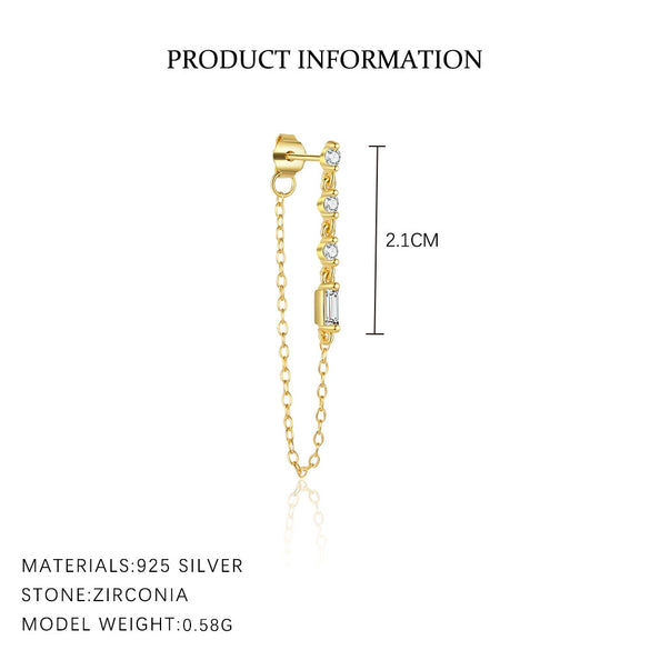 Wholesale Jewelry Geometric 925 Sterling Silver Necklace Bracelet Earrings Ring For Women With Zirconia Design