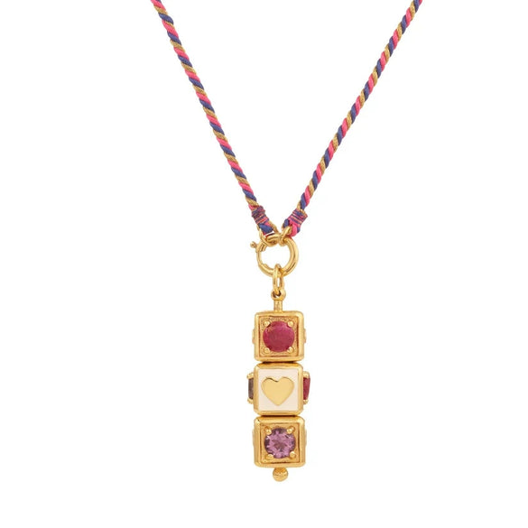 Wholesale Jewelry Geometric Style Copper Goldplated Love Pendant Necklace