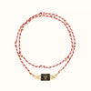 Wholesale Jewelry Geometric Style Copper Goldplated Love Pendant Necklace