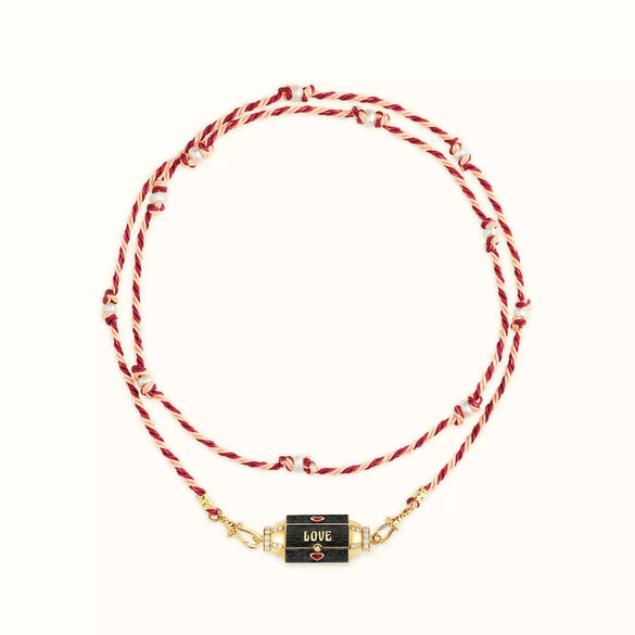 Wholesale Jewelry Geometric Style Copper Goldplated Love Pendant Necklace