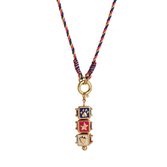 Wholesale Jewelry Geometric Style Copper Goldplated Love Pendant Necklace