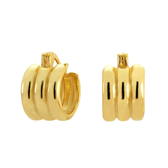 Wholesale Jewelry Geometric Style S925 Silver Electroplated Earrings