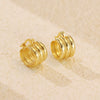Wholesale Jewelry Geometric Style S925 Silver Electroplated Earrings