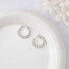 Wholesale Jewelry Geometric Style S925 Silver Electroplated Micro Inlaid Zirconium