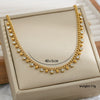 Wholesale Jewelry Geometric Titanium Steel And Stainless Steel Oshaped Clavicle Chain With Electroplating