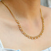 Wholesale Jewelry Geometric Titanium Steel And Stainless Steel Oshaped Clavicle Chain With Electroplating