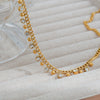 Wholesale Jewelry Geometric Titanium Steel And Stainless Steel Oshaped Clavicle Chain With Electroplating