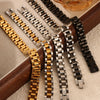 Wholesale Jewelry Geometric 316L Stainless Steel Goldplated Bracelet