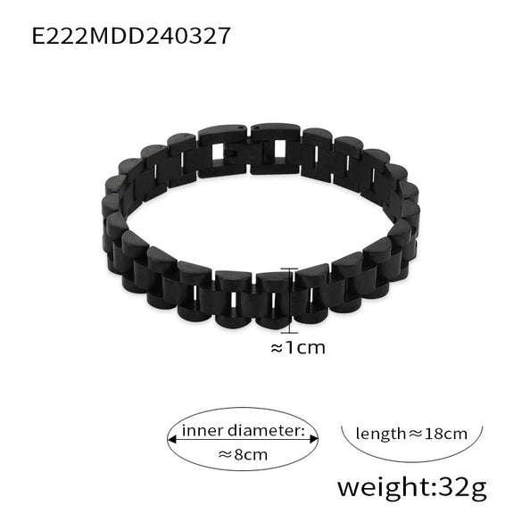 Wholesale Jewelry Geometric 316L Stainless Steel Goldplated Bracelet