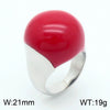Wholesale Jewelry Geometric Titanium Steel Ring And Bracelet With Enamel Drop Glaze And Electroplating