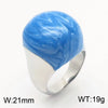 Wholesale Jewelry Geometric Titanium Steel Ring And Bracelet With Enamel Drop Glaze And Electroplating