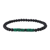 Wholesale Jewelry Geometric Wooden Beads Turquoise Coconut Shell Handmade Unisex Bracelet