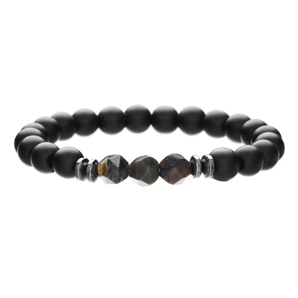 Wholesale Jewelry Geometric Wooden Beads Turquoise Coconut Shell Handmade Unisex Bracelet