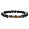 Wholesale Jewelry Geometric Wooden Beads Turquoise Coconut Shell Handmade Unisex Bracelet