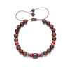 Wholesale Jewelry Geometric Wooden Beads Turquoise Coconut Shell Handmade Unisex Bracelet