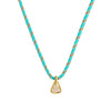 Wholesale Jewelry Geometric Zircon Copper Electroplated Braided Rope Necklace For Women