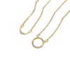 Wholesale Jewelry Geometric Zircon Copper Electroplated Clavicle Necklace For Women Light Luxury Style