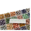 Wholesale Jewelry Glass Glazed Beads Lines Pattern Pearlescent Treatment Bracelet Necklace Mobile Phone Chain Accessories Material