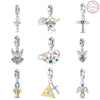 Wholesale Jewelry Guardian Lucky Angel Cross 925 Sterling Silver Dripping Oil Pendant Accessories