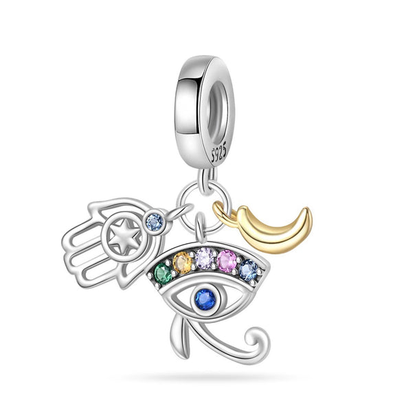 Wholesale Jewelry Guardian Lucky Angel Cross 925 Sterling Silver Dripping Oil Pendant Accessories