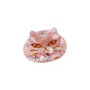 Wholesale Jewelry Handmade Acetic Acid Cat Heart Hairpin For Girls
