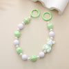 Wholesale Jewelry Handmade Beaded Mermaid Style Animal Bear Piglet Mobile Phone Chain Water Cup Hanging Chain Hand Chain For Women