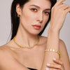 Wholesale Jewelry Handmade Chain Necklace Bracelet Titanium Steel 18K Gold Plated