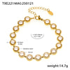 Wholesale Jewelry Handmade Chain Necklace Bracelet Titanium Steel 18K Gold Plated