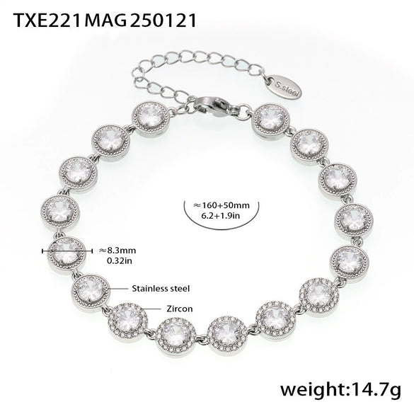 Wholesale Jewelry Handmade Chain Necklace Bracelet Titanium Steel 18K Gold Plated