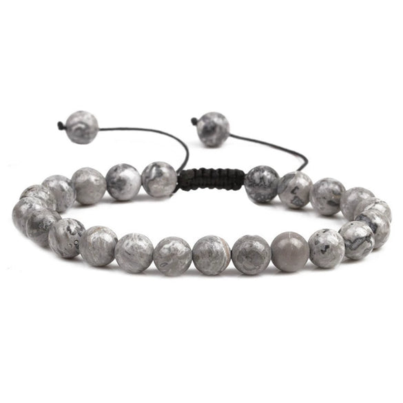 Wholesale Jewelry Handmade Geometric Agate Beaded Woven Bracelet