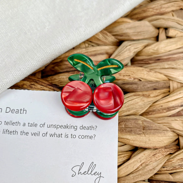 Wholesale Jewelry Handpainted Fruit Shape Acetic Acid Handmade Hairpin Women's Hair Accessories
