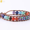 Wholesale Jewelry Handwoven Silver Buckle Natural Crystal Semiprecious Stone Minimalist Unisex Bracelet