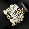 Wholesale Jewelry Hawaiian Beach Starfish Shell Alloy Seed Bead Anklet