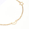 Wholesale Jewelry Hawaiian Vacation Beach Star Moon 304 Stainless Steel 18K Gold Plated Stamping Handmade Plating Anklet